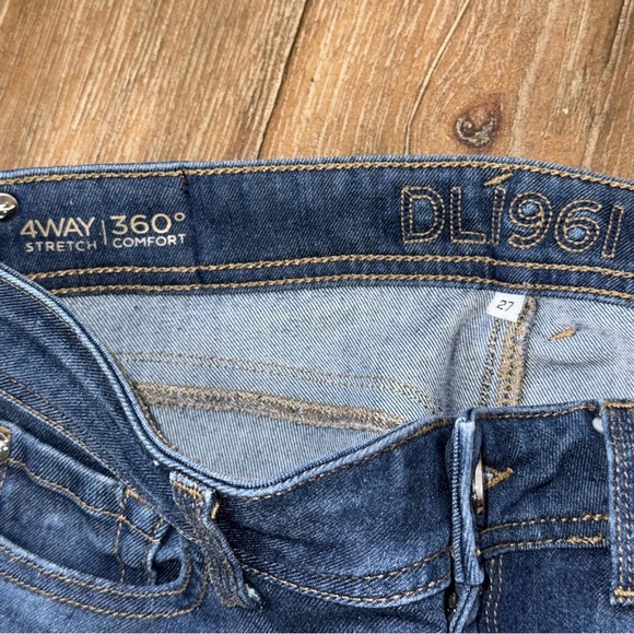 DL1961 Amanda Skinny Jean in Raleigh 4Way Stretch 27 Dark Blue - Picture 13 of 14